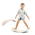 MAMOI® Planche equilibre pour enfant, Balance board, Planches d'équilibre, Jeu équilibre de proprioception en bois, Jeux motricité montessori 1 an 2/3 ans-0
