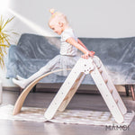 MAMOI® Triangle descalade interieur pour enfant, Mur escalade intérieur en bois pour bebe à partir de 1/2/3 an, Motricité libre montessori-4