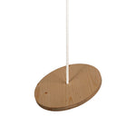 MAMOI® Balançoire en bois de 30 cm de diamètre, balançoire pour bébé, balançoire d'intérieur pour enfants jusqu'à 60 kg | 100% ECO | Fabriqué en UE-0