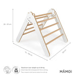 MAMOI® Triangle descalade interieur pour enfant, Mur escalade intérieur en bois pour bebe à partir de 1/2/3 an, Motricité libre montessori-2